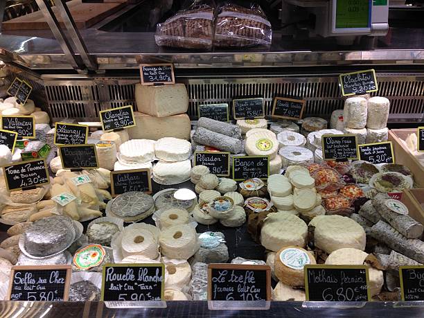 istock French Cheese at the market 617884788