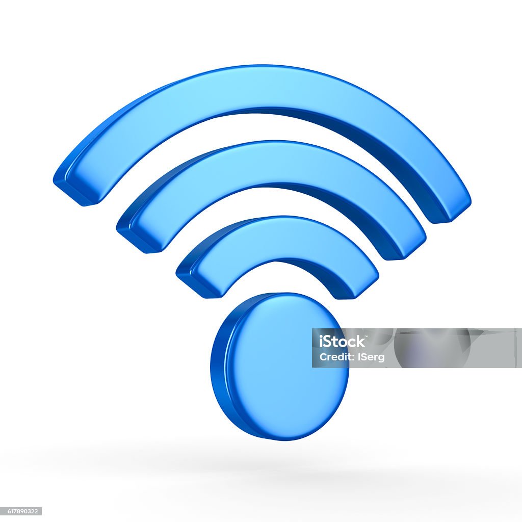 Ký Wifi Trên Nền Trắng Hình Ảnh 3d Bị Cô Lập Hình ảnh Sẵn có - Tải ...