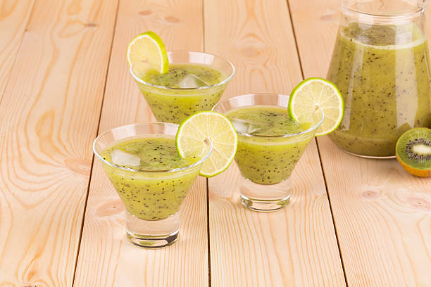 istock Tasty kiwi smoothie. 617894150