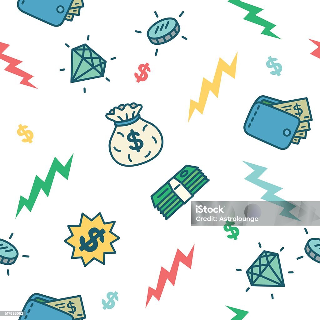 Money Pattern Stock Money Pattern Stock Illustration - Download Image Now - Currency ...