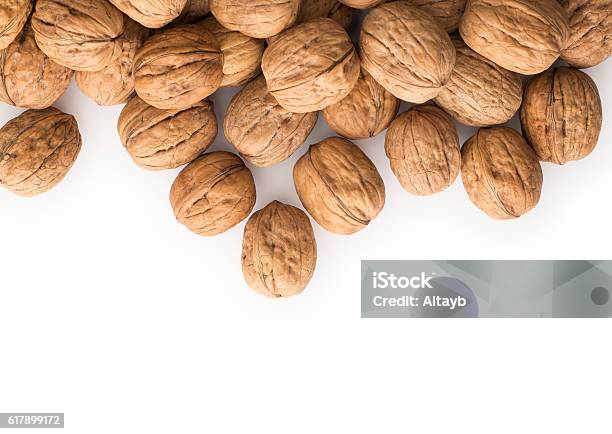 Walnuts Stock Photo - Download Image Now - Walnut, Whole, Brown