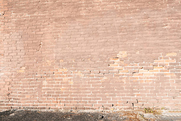 istock Seamless british brick wall background in boston 617899390