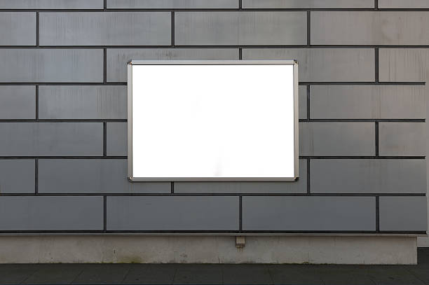 istock Large blank billboard on a street wall 617905218