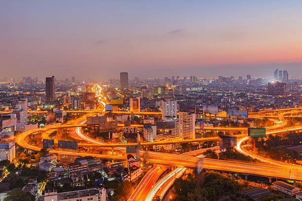 istock Bangkok Expressway and Highway top view 617908862