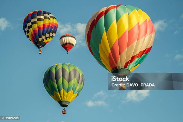 Balloon Fest Provo Stock Photo - Download Image Now - Hot Air Balloon, Four Objects, Balloon