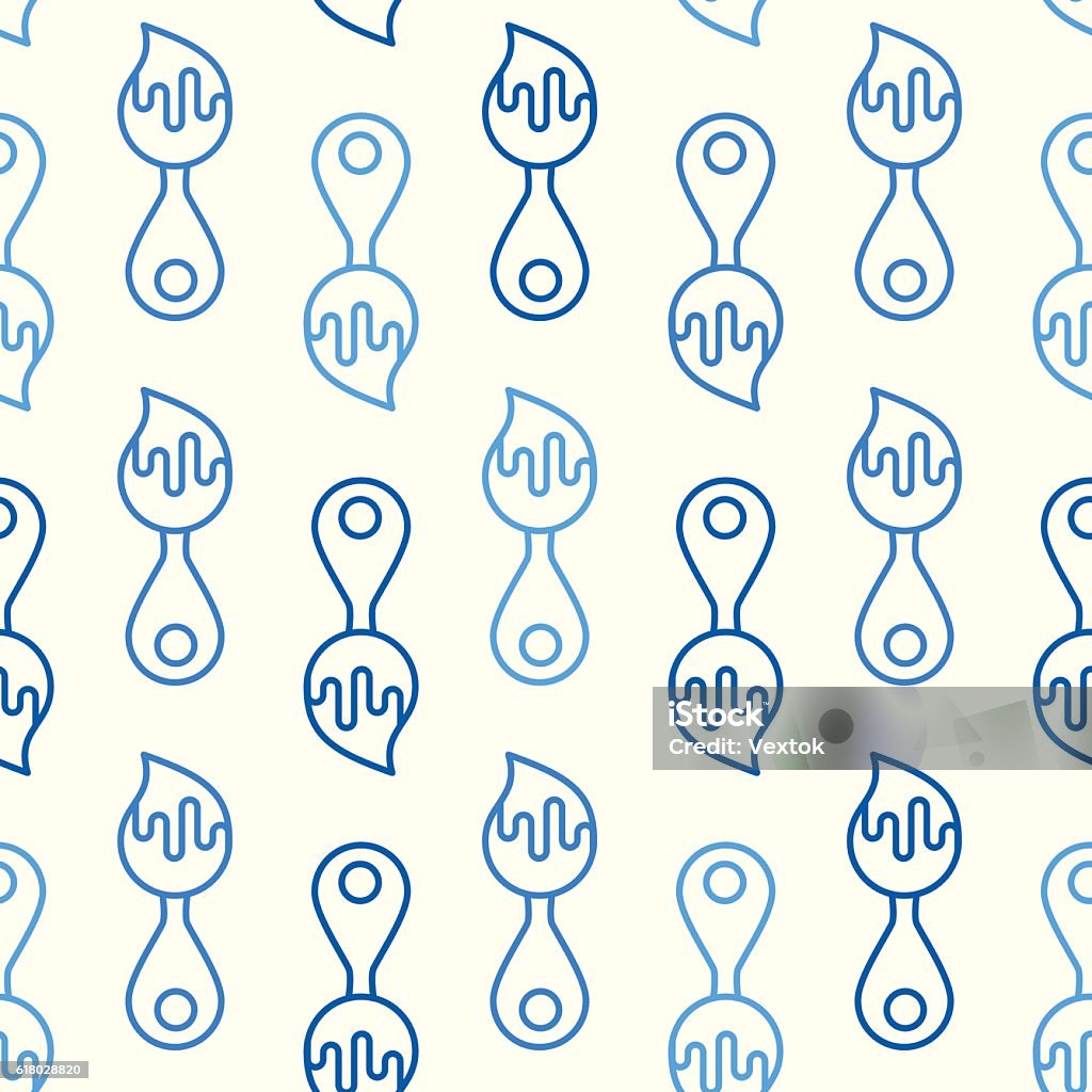 Art Tools And Materials Seamless Pattern Stock Illustration - Download ...