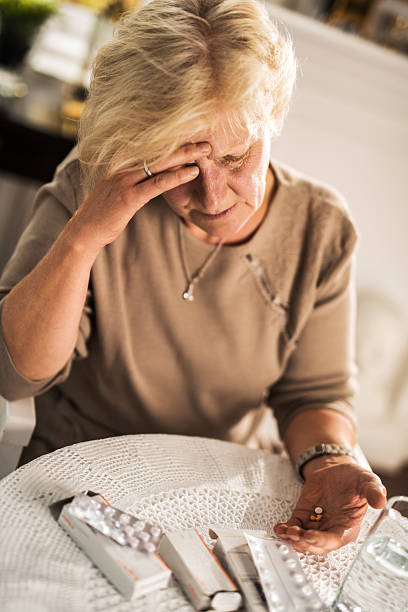 istock Oh, I need a painkiller for my headache! 618032650