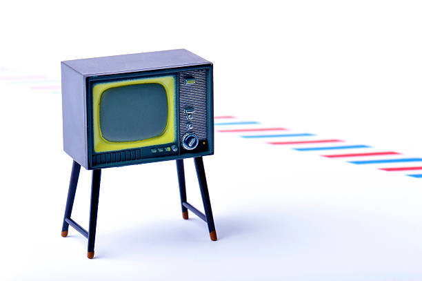 istock Miniature of the cathode-ray tube TV 618036684