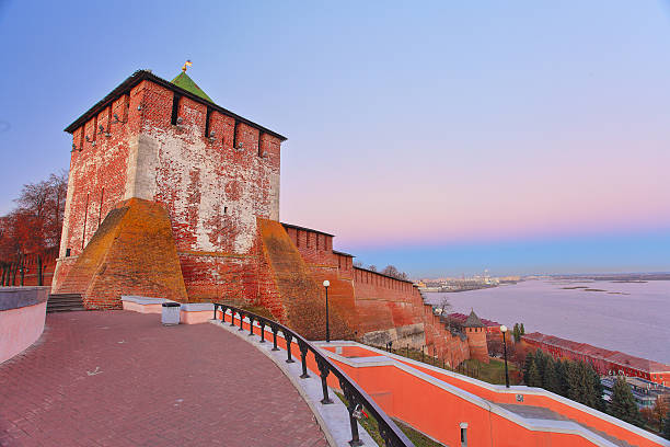 landscape of Nizhniy Novgorod in Russia