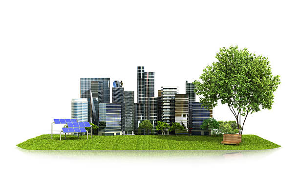 istock Concept, ecology of the city. 618041782