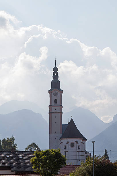 istock parish church of St. Martin in Flintsbach 618042178