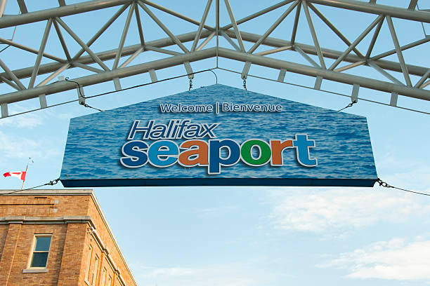 istock Halifax Seaport Sign - Nova Scotia - Canada 618046254