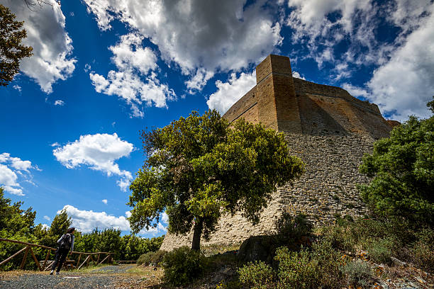Rocca Sillana, Pomarance, Pisa - Italy, fortress built in the XII century