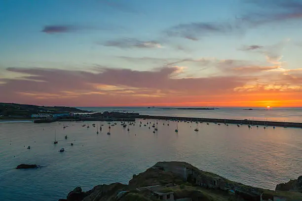 Braye Harbour (also known as Alderney Harbour) is the main harbour on the Island of Alderney.