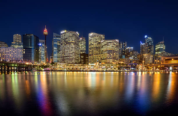 istock SYDNEY, AUSTRALIA - Night scene of  Darling Harbour 618052284