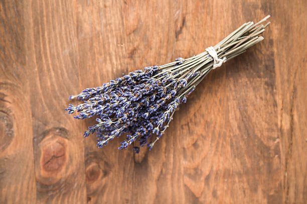 istock bouquet of lavender on wooden background 618057206