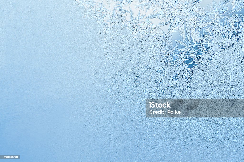 Sfondo di inverno, frost su window - Foto stock royalty-free di Ghiaccio