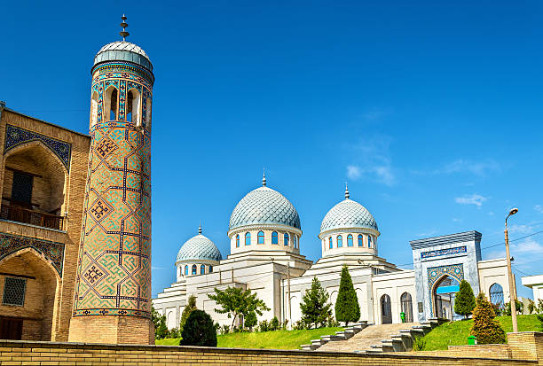 Dzhuma Mosque in Tashkent - Uzbekistan stock photo