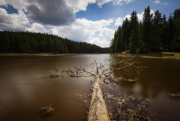 Magnificent daily landscape at Shiroka Polyana Dam, Bulgaria