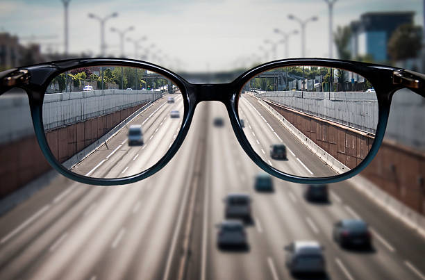 Clear vision through glasses Clear vision through glasses conceptual realism photos stock pictures, royalty-free photos & images