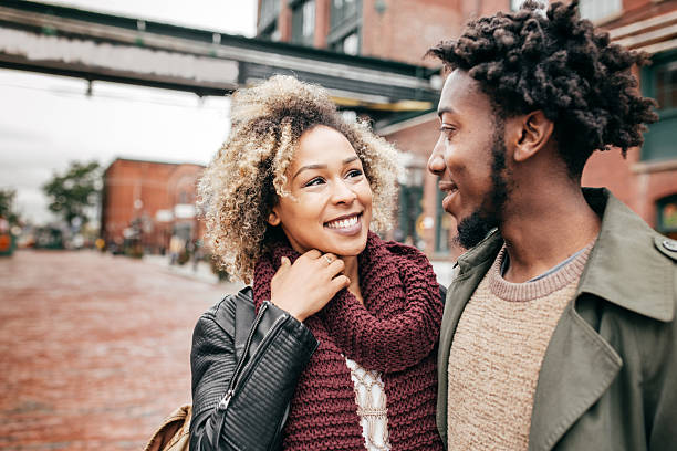 istock Happy couple outdoor 618067916