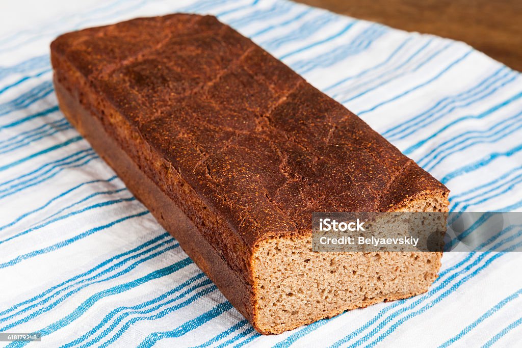 Healthy Rye Bread Delicious and healthy homemade rye bread closeup Baked Stock Photo