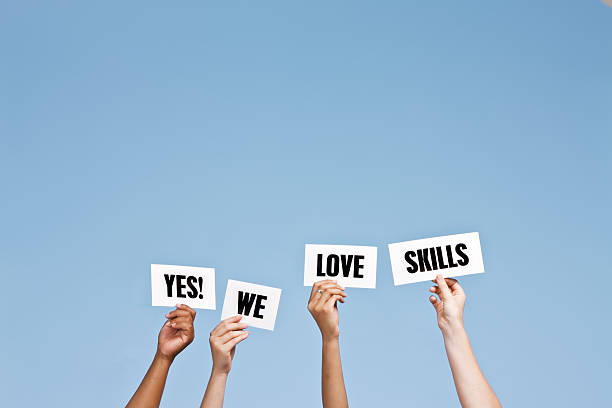 istock Hand-held signs say 