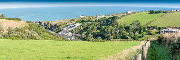 port gaverne - cornwall england uk england port isaac imagens e fotografias de stock