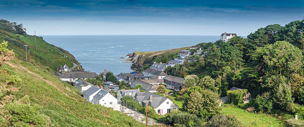 port gaverne - cornwall england uk england port isaac imagens e fotografias de stock