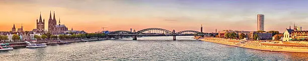 Cologne panorama (Germany)