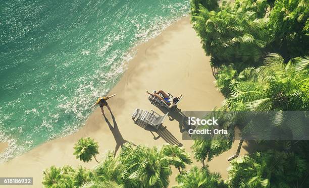 Paradise Tropical Island Stock Photo - Download Image Now - Beach, Luxury, Vacations