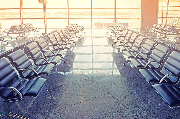istock Waiting room at the airport. 618187732
