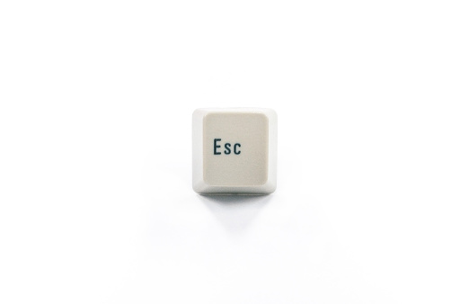 Escape keyboard key, front view