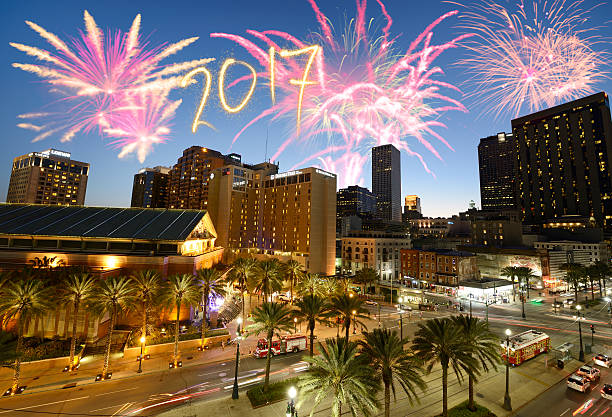 istock Fireworks for New Year 2017 in New Orleans 618195372