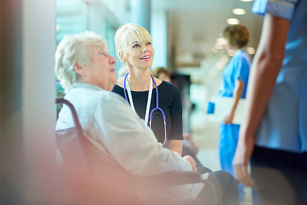 istock senior female doctor 618196458