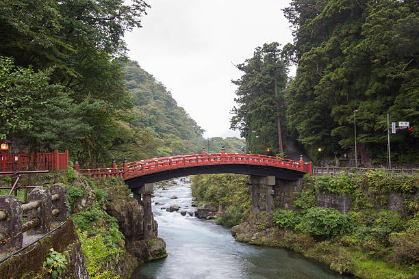 istock Shinkyo Bridge, Nikko, Japan 618197480
