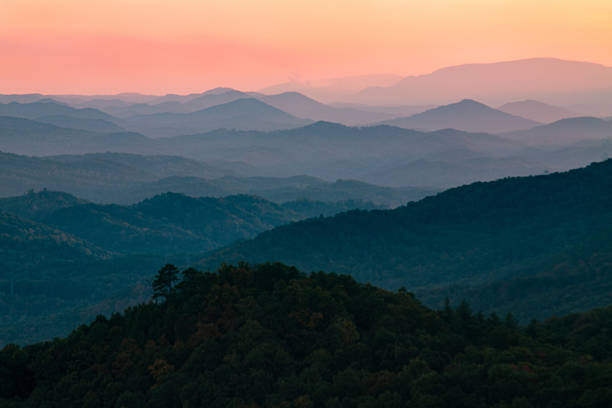 istock Sunset in Smoky Mountains National Park Tennessee 618200042