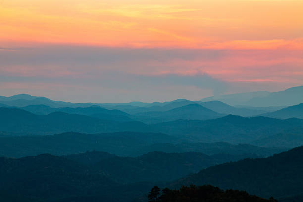 istock Mountains at Sunset Smoky Mountains National Park Tennessee 618200070