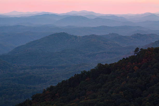 istock Smoky Mountains National Park Tennessee at sunset 618200084