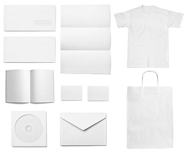 istock leaflet letter business card white blank paper template 618201112