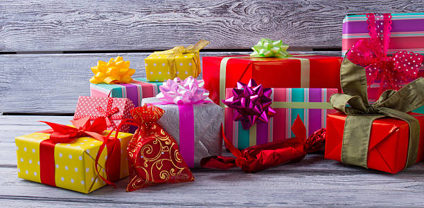 istock Gifts for holiday. 618205282