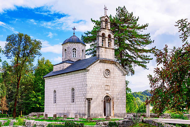 istock Church with nature in Montenegro 618205812