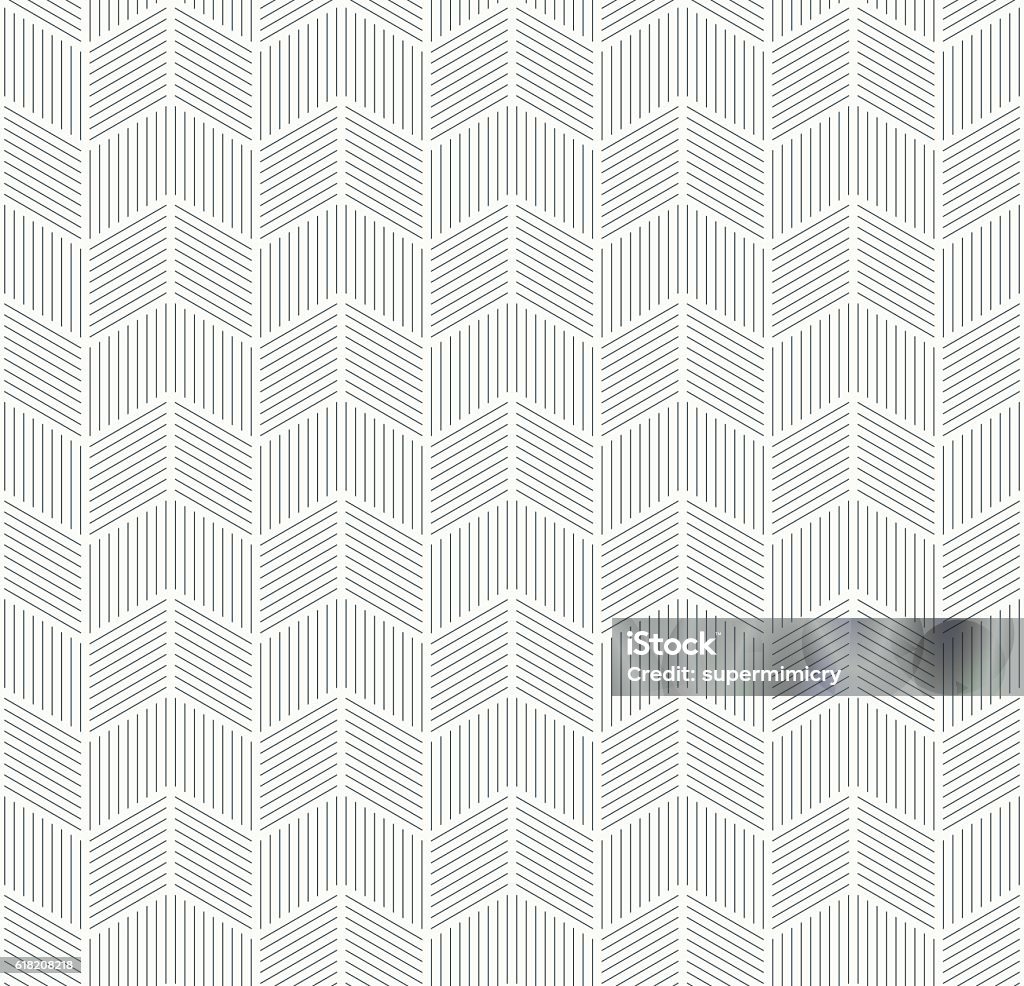 seamless monochrome pattern of stripes. Herringbone stock vector