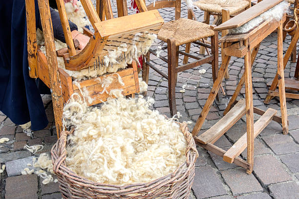 istock hand carder wood carding cotton 618209006