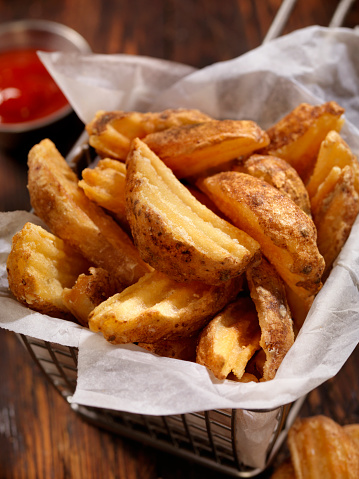 Basket of French Fries-Photographed on Hasselblad H3D2-39mb Camera