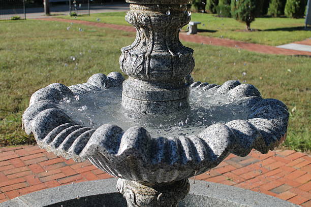 istock Water droplets in a fountain 618210780