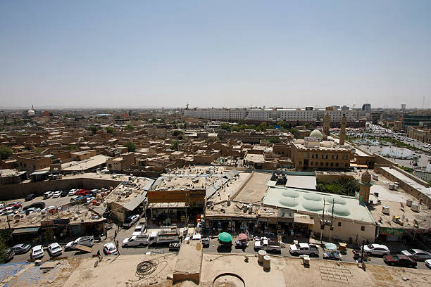 istock Panoramic view of Erbil, Iraq 618212518