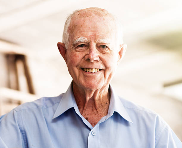 istock Brightly smiling 90 year old active senior man enjoying life 618214768