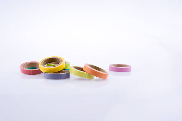 istock Colorful insulating adhesive tapes 618215140