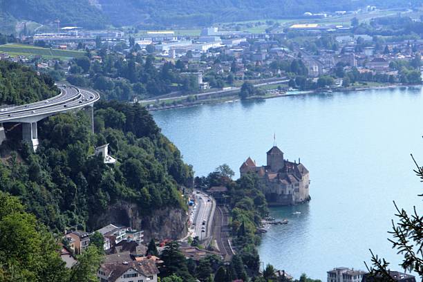switzerland - montreux, panorama